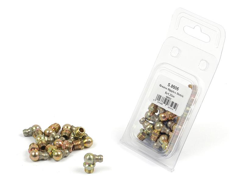 Grease Nipple - M8 (Agripak 10 Pcs.) - Sparex Part Number: - Sparex Part S.8505