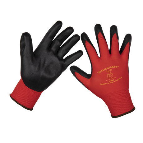 Flexi Grip Nitrile Palm Gloves (Large) - Pack of 12 Pairs - 9125L/12 - Farming Parts