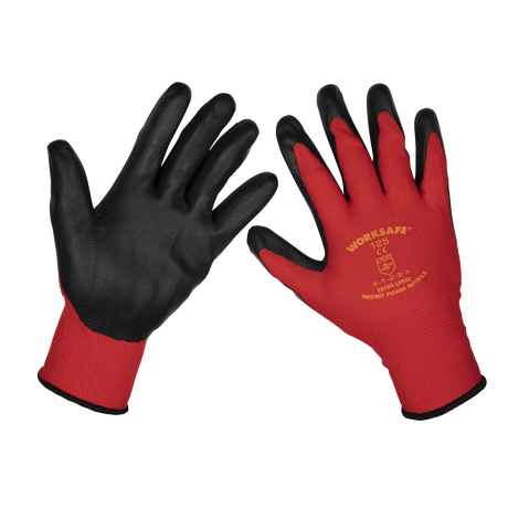 Flexi Grip Nitrile Palm Gloves (X-Large) - Pack of 12 Pairs - 9125XL/12 - Farming Parts