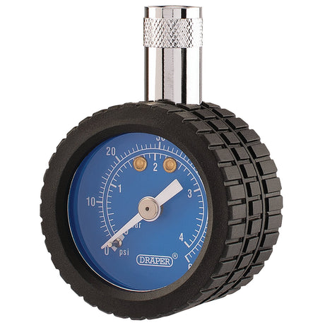 Draper Tyre Pressure Gauge Tpg5, 0 - 60Psi, 0 - 4 Bar - TPG5 - Farming Parts