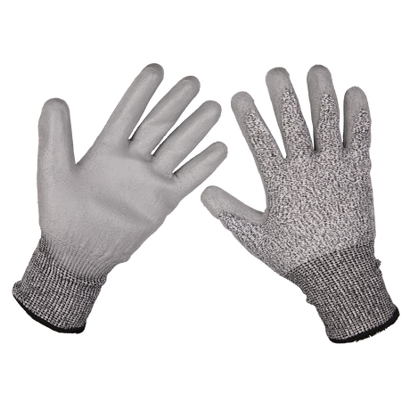 Anti-Cut PU Gloves (Cut Level C - Large) - Pair - 9139L - Farming Parts