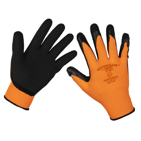 Foam Latex Gloves (Large) - Pair - 9140L - Farming Parts