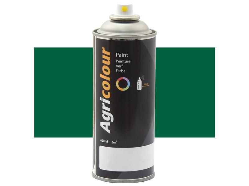 Agricolour - Green Gloss Paint 400ml Aerosol - Sparex Part No. S.92702