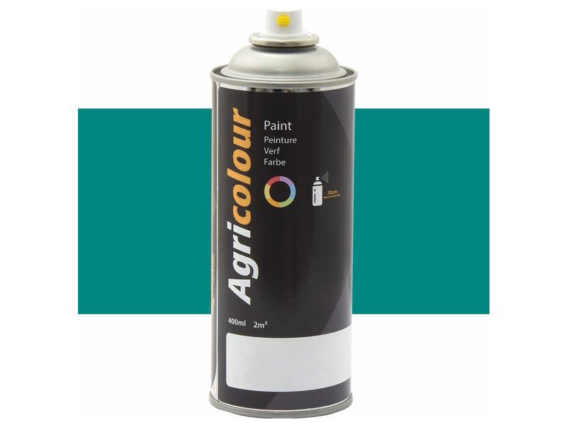 Agricolour - Water Blue Gloss Paint 400ml Aerosol - Sparex Part No. S.95021