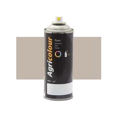 Agricolour Pebble Grey Gloss Paint 400ml Aerosol Durable Finish - Sparex Part S.97032