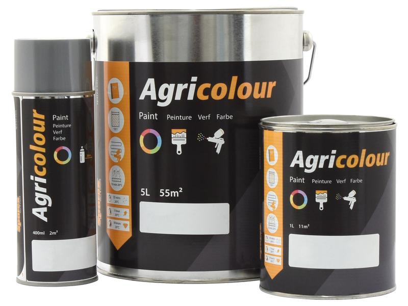 Agricolour - Grey Aluminium Gloss Paint 400ml Aerosol | S.99007 - Product Image 2