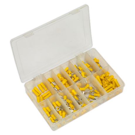 Crimp Terminal Assortment 140pc Yellow - AB041YT - Farming Parts