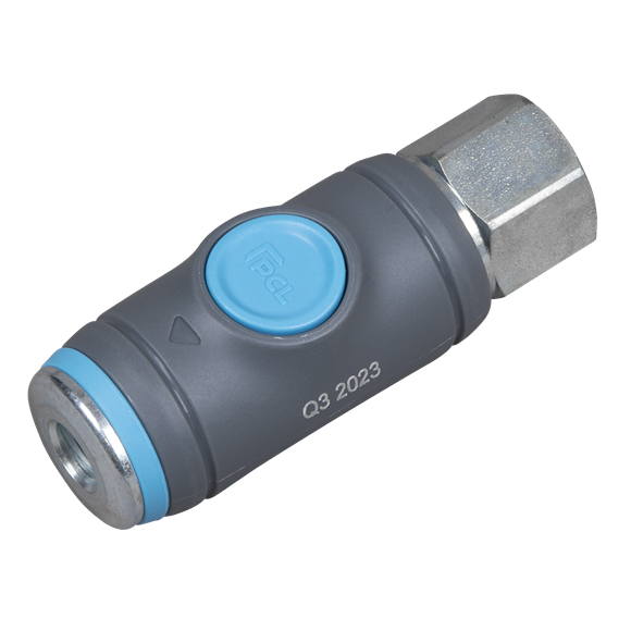 Sealey PCL Push Button Safety Coupling Body Female 1/2"BSP AC107