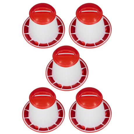 Poultry Feeder 1.5kg - Pack of 5 - SE-AFT025