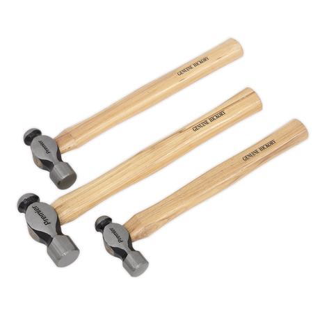 Ball Pein Hammer Set 3pc Hickory Shafts - AK203 - Farming Parts