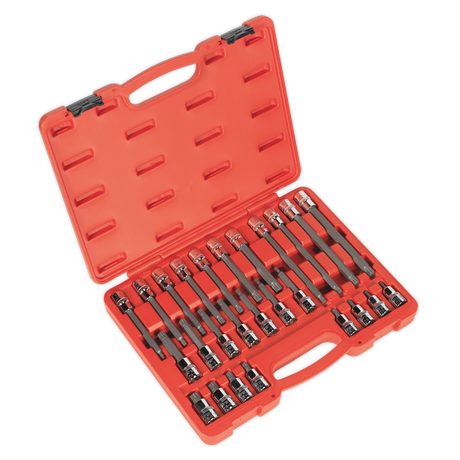 Spline Socket Bit Set 26pc 1/2"Sq Drive - AK2195 - Farming Parts