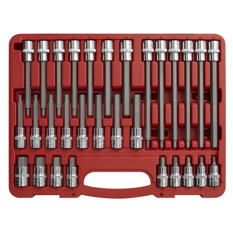 Hex Socket Bit Set 30pc 1/2"Sq Drive - AK2196 - Farming Parts
