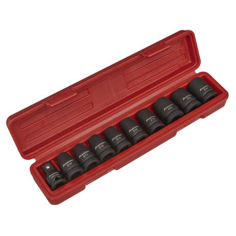 Impact TRX-Star* Female Socket Set 10pc 1/2"Sq Drive - AK2301 - Farming Parts