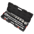 Socket Set 3/4"Sq Drive 12-point WallDrive® 15pc Metric - AK2583 - Farming Parts