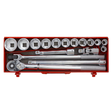 Socket Set 17pc 3/4"Sq Drive WallDrive® Metric - AK2597 - Farming Parts