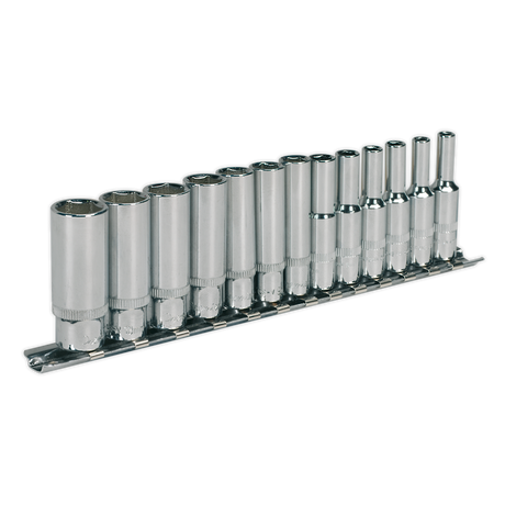 Socket Set 13pc 1/4"Sq Drive Deep WallDrive® Metric - AK2692 - Farming Parts