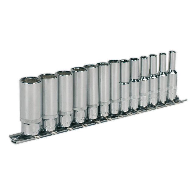 Socket Set 13pc 1/4"Sq Drive Deep WallDrive® Metric - AK2692 - Farming Parts