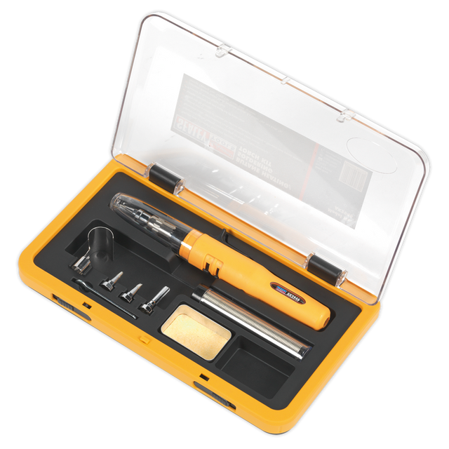 Butane Heating/Soldering Torch Kit 8pc - AK2946 - Farming Parts