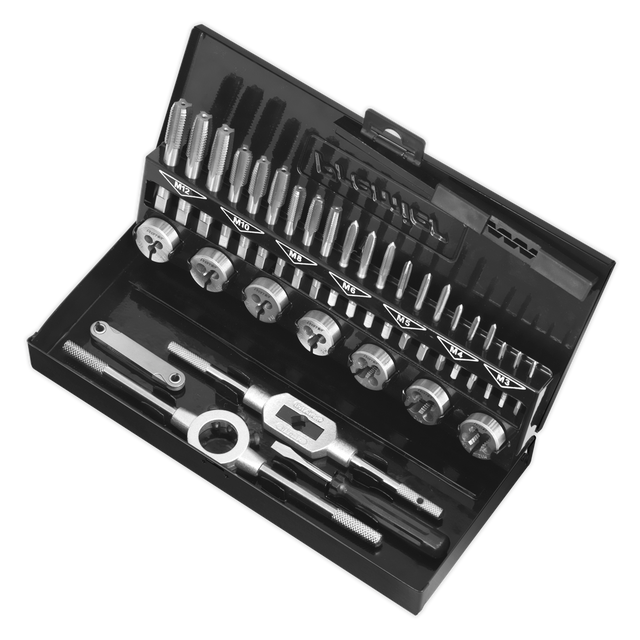 Tap & Die Set 32pc Split Dies HSS 4341 Metric - AK3015HSS - Farming Parts