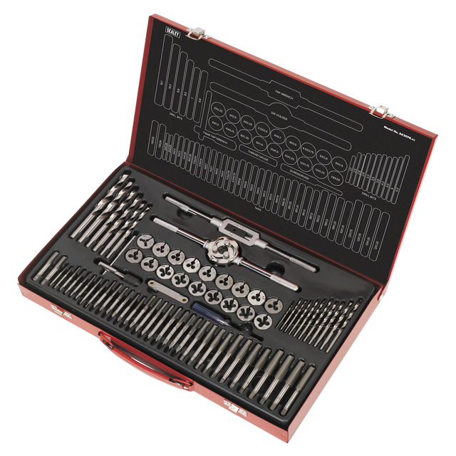 Tap & Die Set 76pc Split Dies Metric - AK3076 - Farming Parts