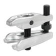 The Sealey Ball Joint Splitter 20mm - AK3811, featuring a forged steel body and screw mechanism, offers excellent corrosion resistance for automotive or mechanical use.