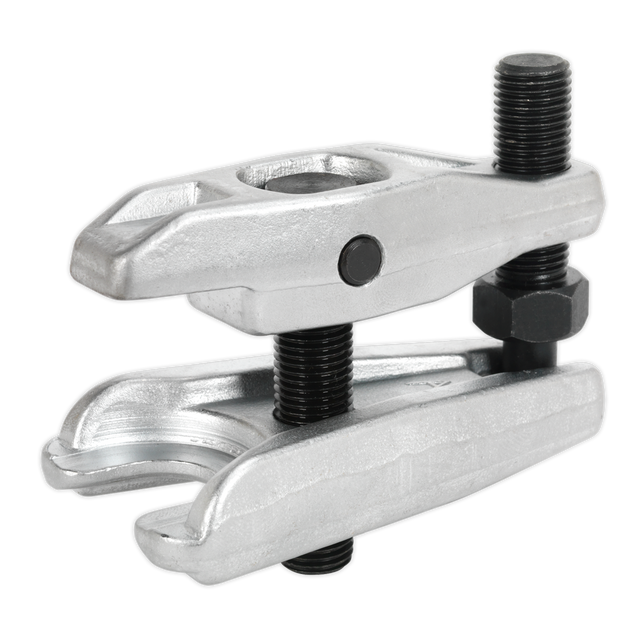 The Sealey Ball Joint Splitter 20mm - AK3811, featuring a forged steel body and screw mechanism, offers excellent corrosion resistance for automotive or mechanical use.