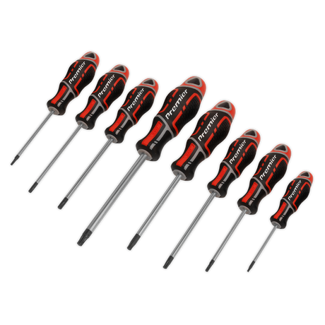 Screwdriver Set 8pc Security TRX-Star* GripMAX® - Red - AK4323 - Farming Parts