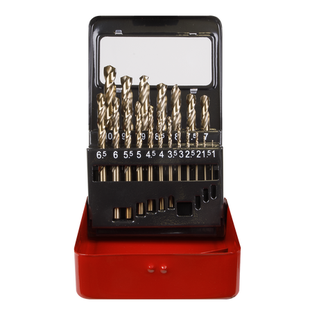 HSS Cobalt Split Point Fully Ground Drill Bit Set 19pc Metric - AK4701 - Farming Parts