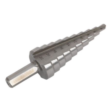 HSS M2 Step Drill Bit 4-22mm Double Flute - AK4722 - Farming Parts