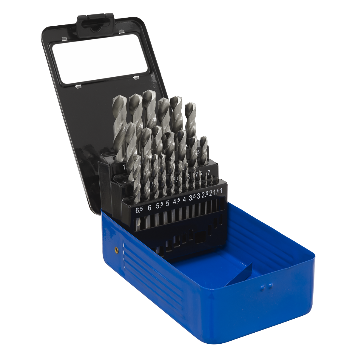HSS Split Point Fully Ground Drill Bit Set 25pc Metric - AK47251 - Farming Parts