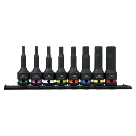 Hex Impact Socket Bit Set 8pc 1/2"Sq Drive - AK56001 - Farming Parts