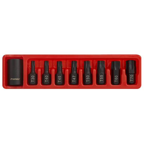 Impact TRX-Star* Bit & Holder Set 9pc 1/2"Sq Drive - AK5610 - Farming Parts