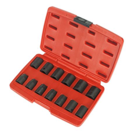 Impact Socket Set 13pc 1/2"Sq Drive Metric - AK5613M - Farming Parts
