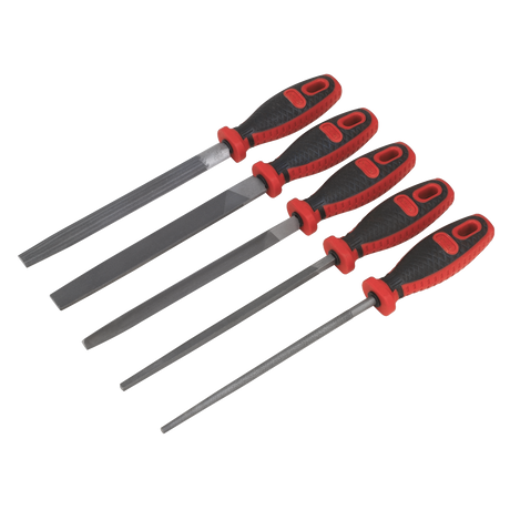 Smooth Cut Engineer’s File Set 5pc 200mm - AK586 - Farming Parts