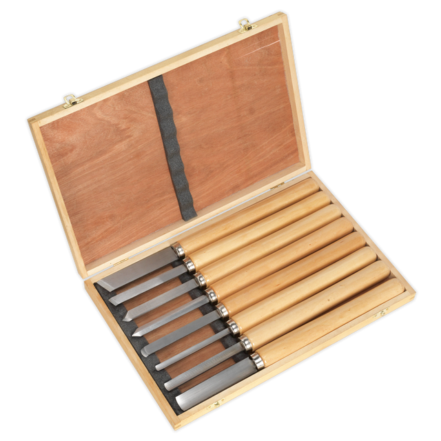 Wood Turning Chisel Set 8pc - AK60/8 - Farming Parts