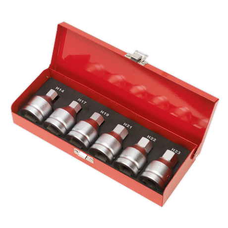 Hex Socket Bit Set 6pc 3/4"Sq Drive - AK6217 - Farming Parts