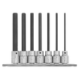 Hex Socket Bit Set 7pc 3/8"Sq Drive 110mm Metric - AK62254 - Farming Parts