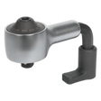 Introducing the Torque Multiplier Set 7pc 1/2"-3/4"Sq Drive - AK6290 by Sealey, a metallic right-angle drill attachment with a black handle and "DO NOT USE IMPACT" written on the top. Perfect for professional use, this tool offers reliable torque multiplication for demanding tasks.