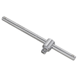 The Sealey Locking Sliding T-Bar 250mm 1/2"Sq Drive - AK6378 features a metal sliding T-handle socket wrench with an adjustable handle, locking T-bar, and a square drive socket crafted from durable Chrome Vanadium.