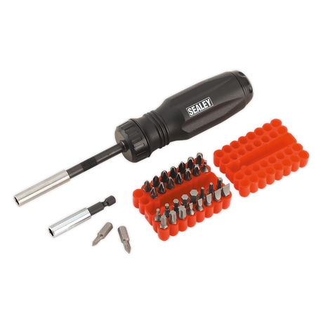 Gearless Ratchet Screwdriver Set 34pc - AK6498 - Farming Parts