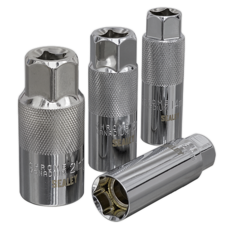 Magnetic Spark Plug Socket Set 4pc 3/8"Sq Drive - AK65561 - Farming Parts