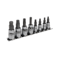 Hex Socket Bit Set Lock-On™ 8pc 1/4" & 3/8"Sq Drive - Imperial - AK65602 - Farming Parts
