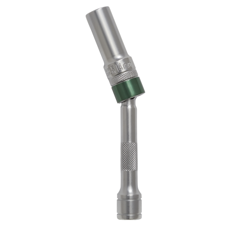 Spark Plug Socket with Universal Joint 14mm 3/8"Sq Drive 12-Point 150mm - AK6570 - Farming Parts
