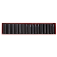 Impact Socket Set 16pc Deep 1/2"Sq Drive Metric/Imperial - AK685 - Farming Parts