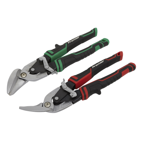 High Leverage Offset Aviation Tin Snip Set 2pc - AK69072 - Farming Parts