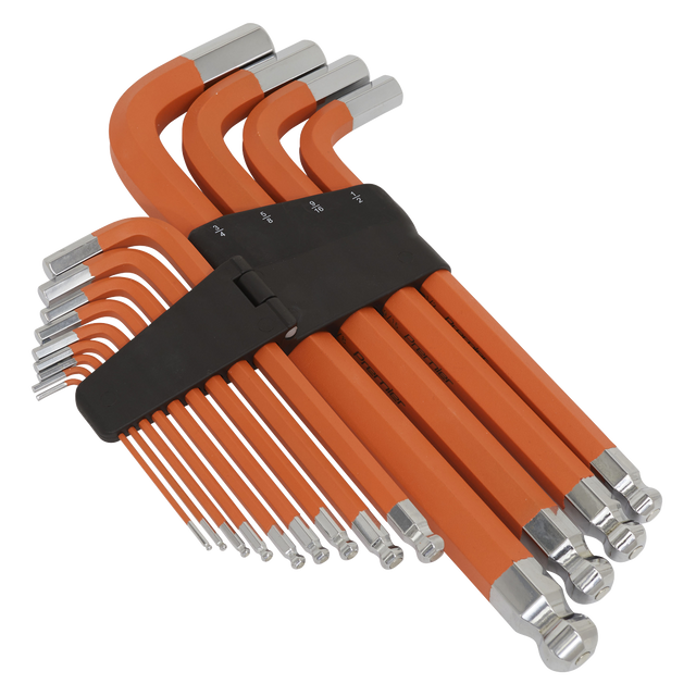 Jumbo Ball-End Hex Key Set 13pc Anti-Slip - Imperial - AK71870 - Farming Parts