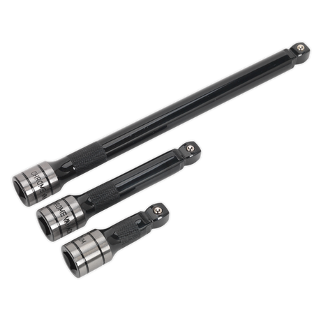 Wobble/Rigid Extension Bar Set 3pc 1/2"Sq Drive Black Series - AK7692 - Farming Parts