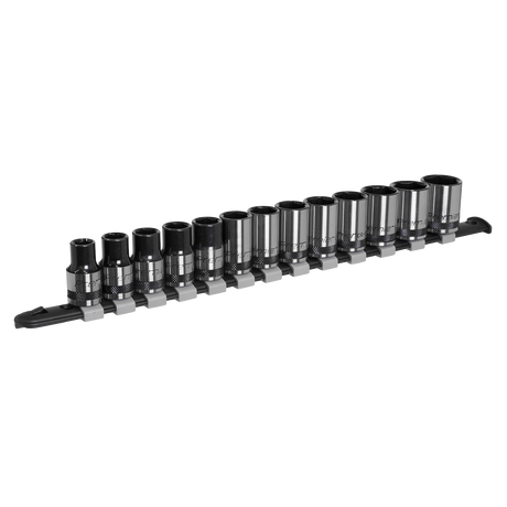 Socket Set 13pc 1/2"Sq Drive Metric - Black Series - AK7994 - Farming Parts
