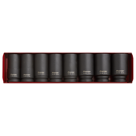 Impact Socket Set 8pc 3/4"Sq Drive Deep Metric - AK80/9M - Farming Parts