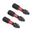Pozi #2 Impact Power Tool Bits 25mm - 3pc - AK8208 - Farming Parts